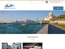 Tablet Screenshot of dohaaccueil.com